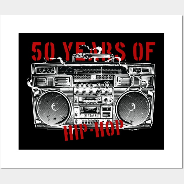 50 Years of Hip Hop Wall Art by Attr4c Artnew3la